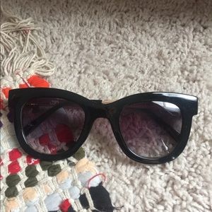 Oversized chunky black sunglasses, Ann Taylor LOFT